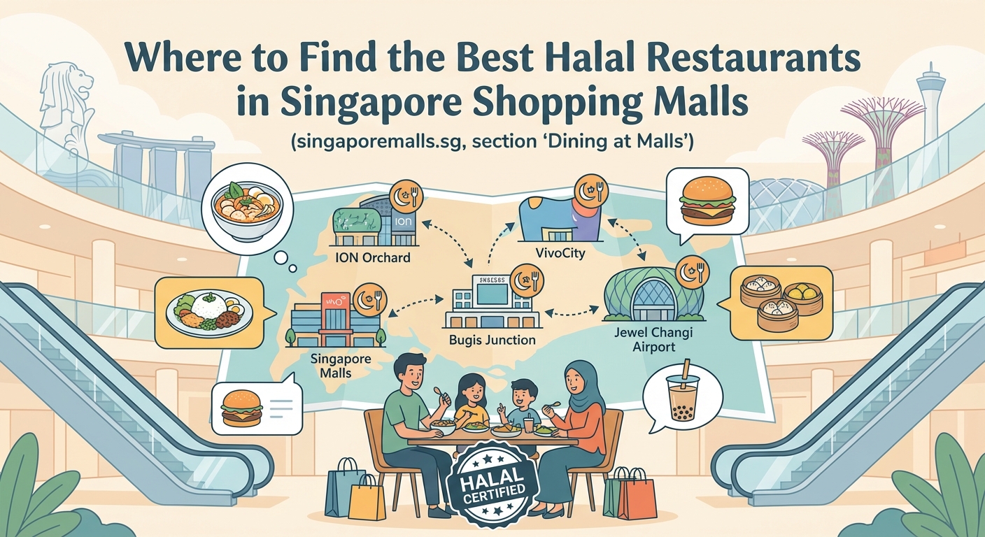 Where to Find the Best Halal Restaurants in Singapore Shopping Malls - Illustration 1
