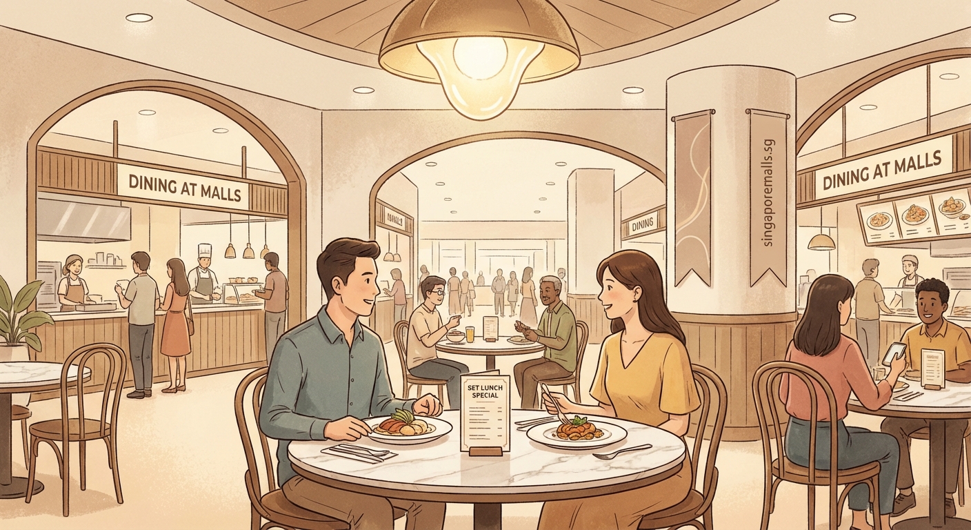 How to Enjoy Fine Dining on a Budget at Singapore Malls - Illustration 1