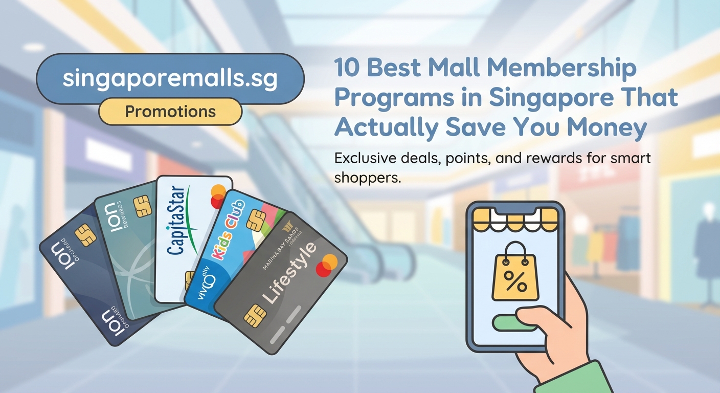10 Best Mall Membership Programs in Singapore That Actually Save You Money - Illustration 2