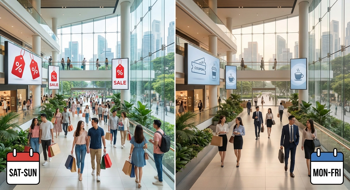 Are Weekend Sales Better Than Weekday Promotions at Singapore Malls?