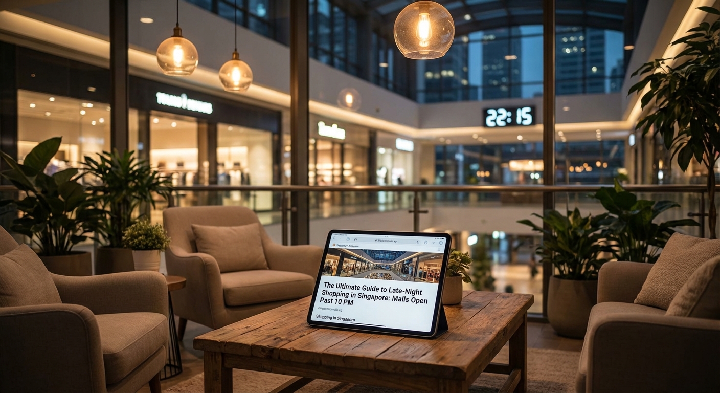 The Ultimate Guide to Late-Night Shopping in Singapore: Malls Open Past 10 PM - Illustration 1