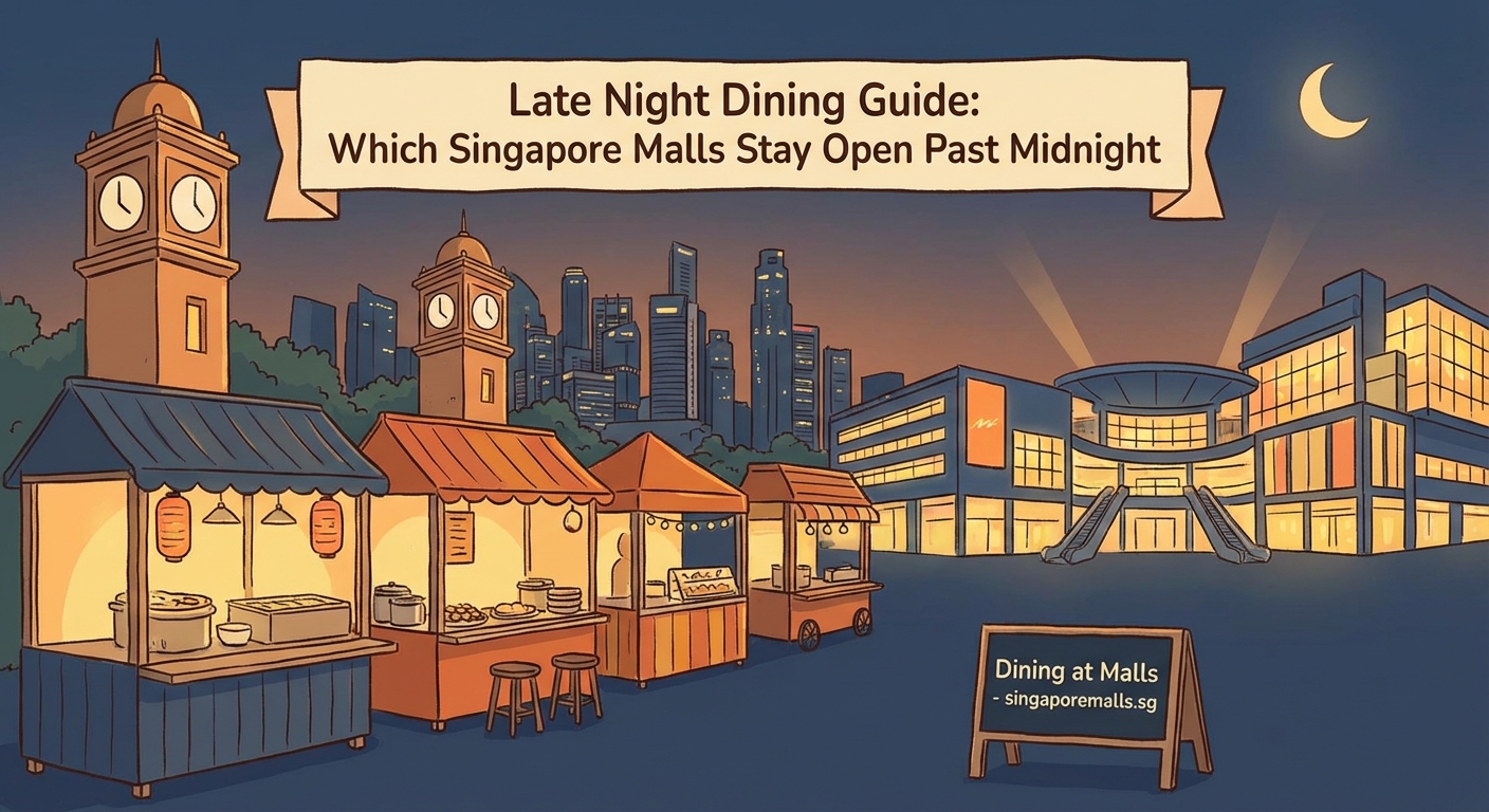 Late Night Dining Guide: Which Singapore Malls Stay Open Past Midnight - Illustration 2