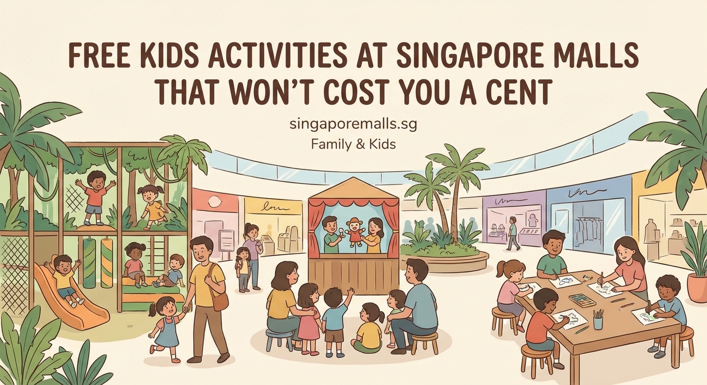 Free Kids Activities at Singapore Malls That Won't Cost You a Cent - Illustration 1