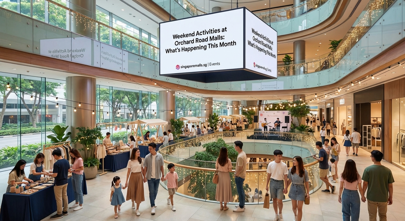 Weekend Activities at Orchard Road Malls: What's Happening This Month - Illustration 1