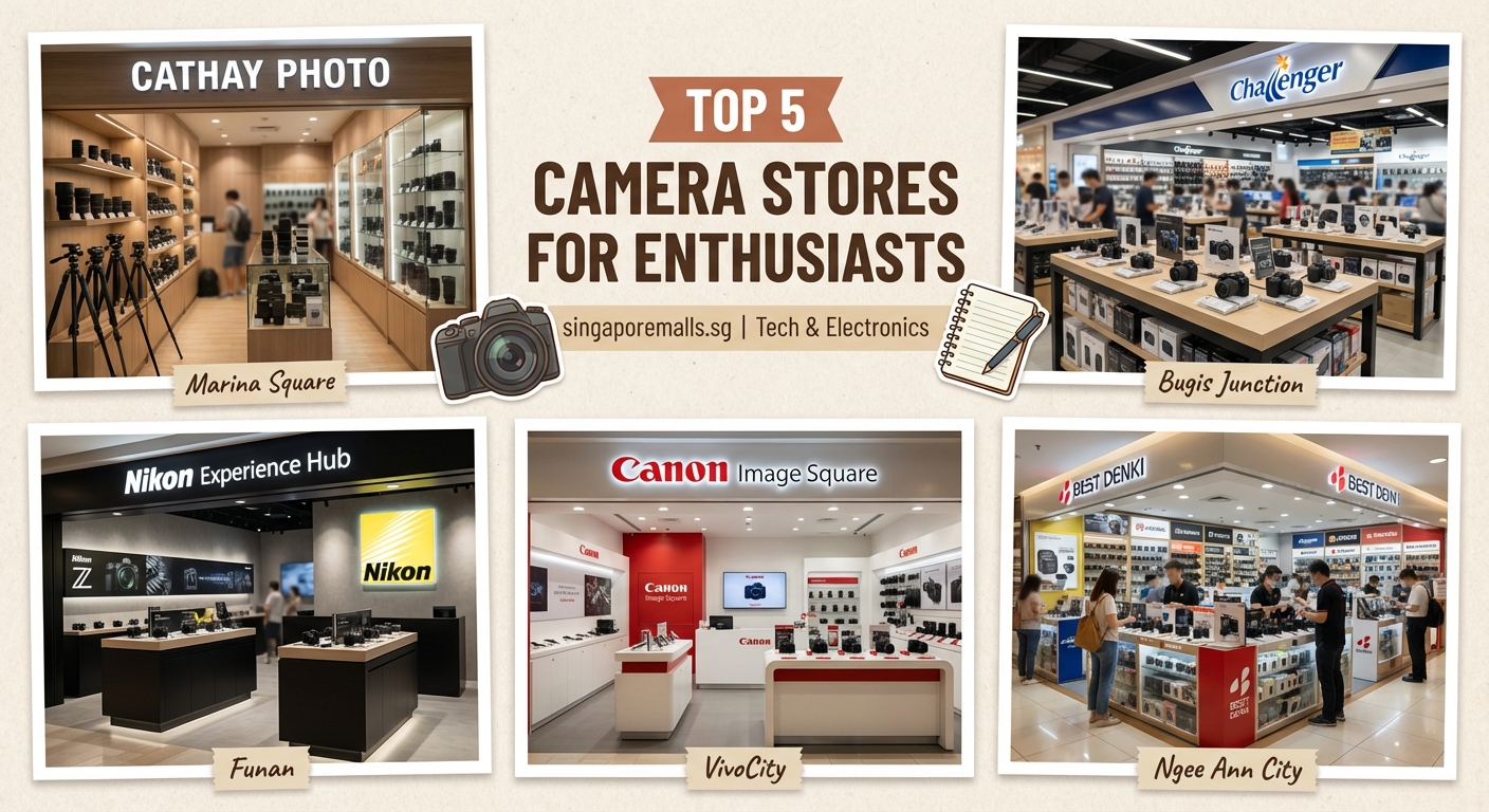 Top 5 Camera and Photography Equipment Stores in Singapore Malls for Enthusiasts - Illustration 2