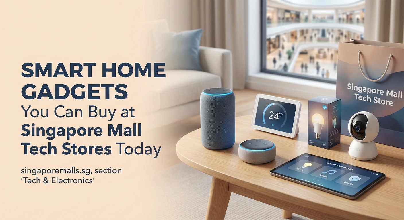 Smart Home Gadgets You Can Buy at Singapore Mall Tech Stores Today - Illustration 1