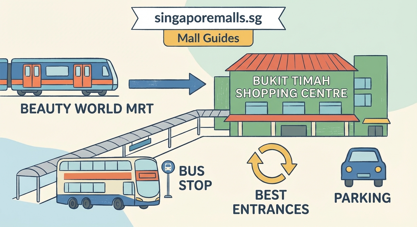 How to Get to Bukit Timah Shopping Centre (MRT, Bus, Parking, and Best Entrances) - Illustration 2