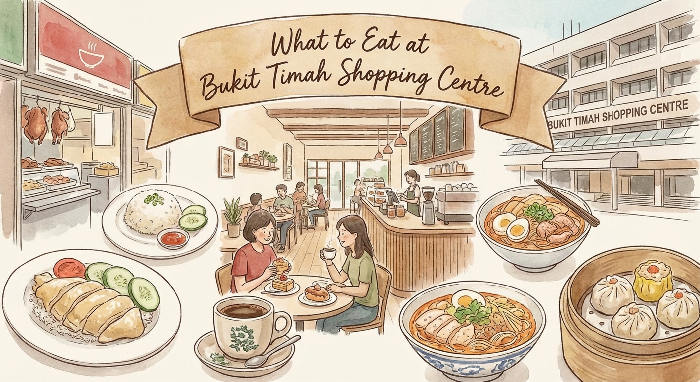 What to Eat at Bukit Timah Shopping Centre: Best Bites, Cafes, and Quick Meals Nearby - Illustration 1