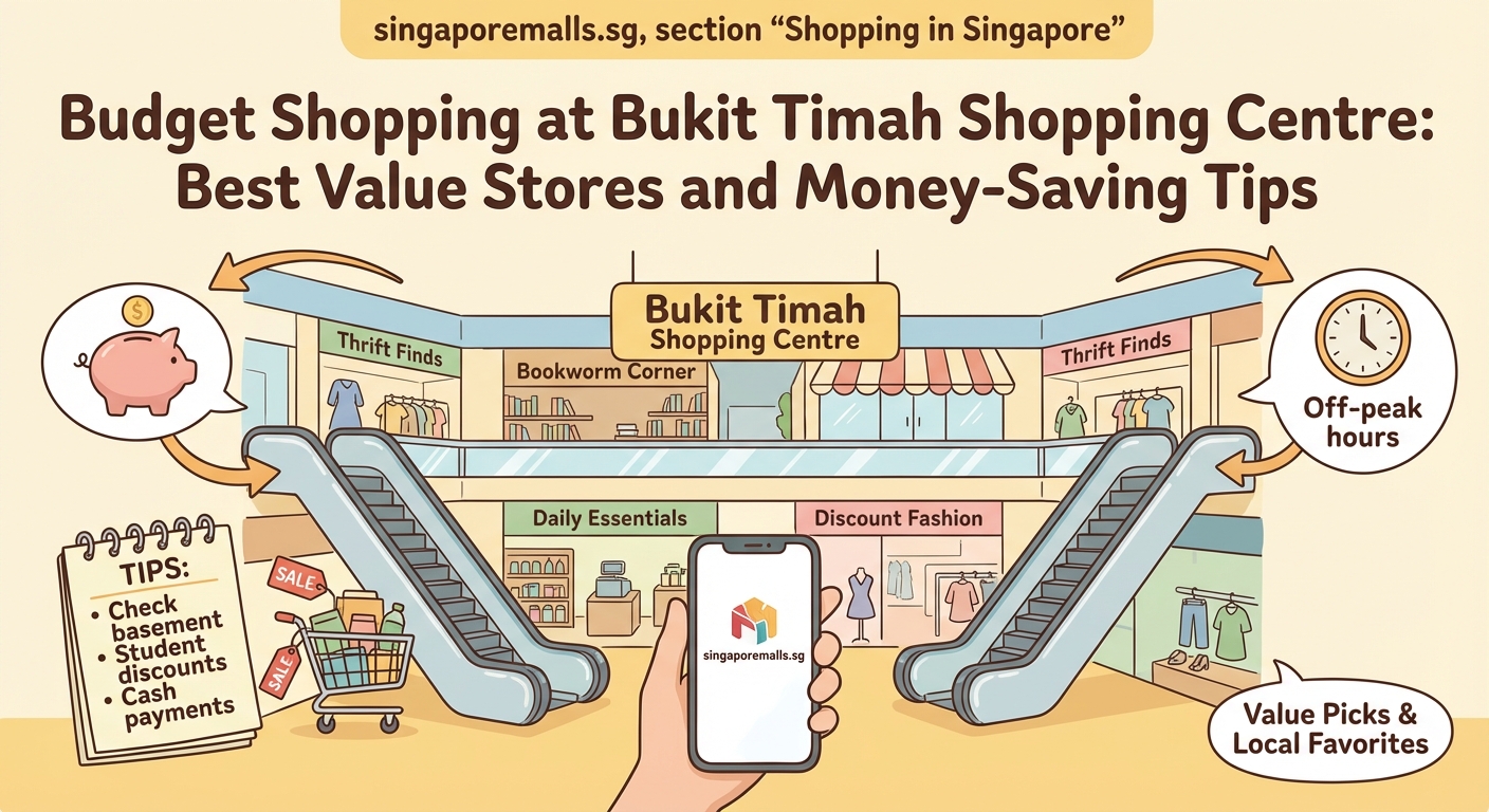 Budget Shopping at Bukit Timah Shopping Centre: Best Value Stores and Money-Saving Tips - Illustration 1