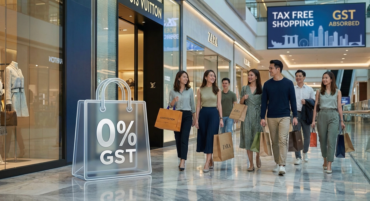 Complete Guide to GST Absorption Sales and Tax-Free Shopping in Singapore Malls