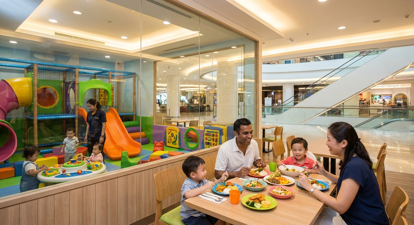 Family-Friendly Restaurants in Singapore Malls with Kids Play Areas