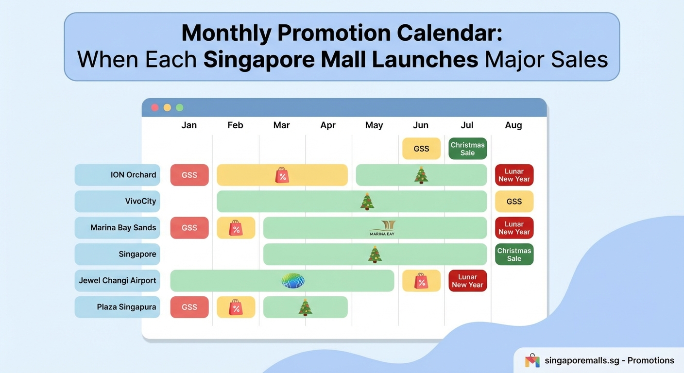 Monthly Promotion Calendar: When Each Singapore Mall Launches Major Sales — 2
