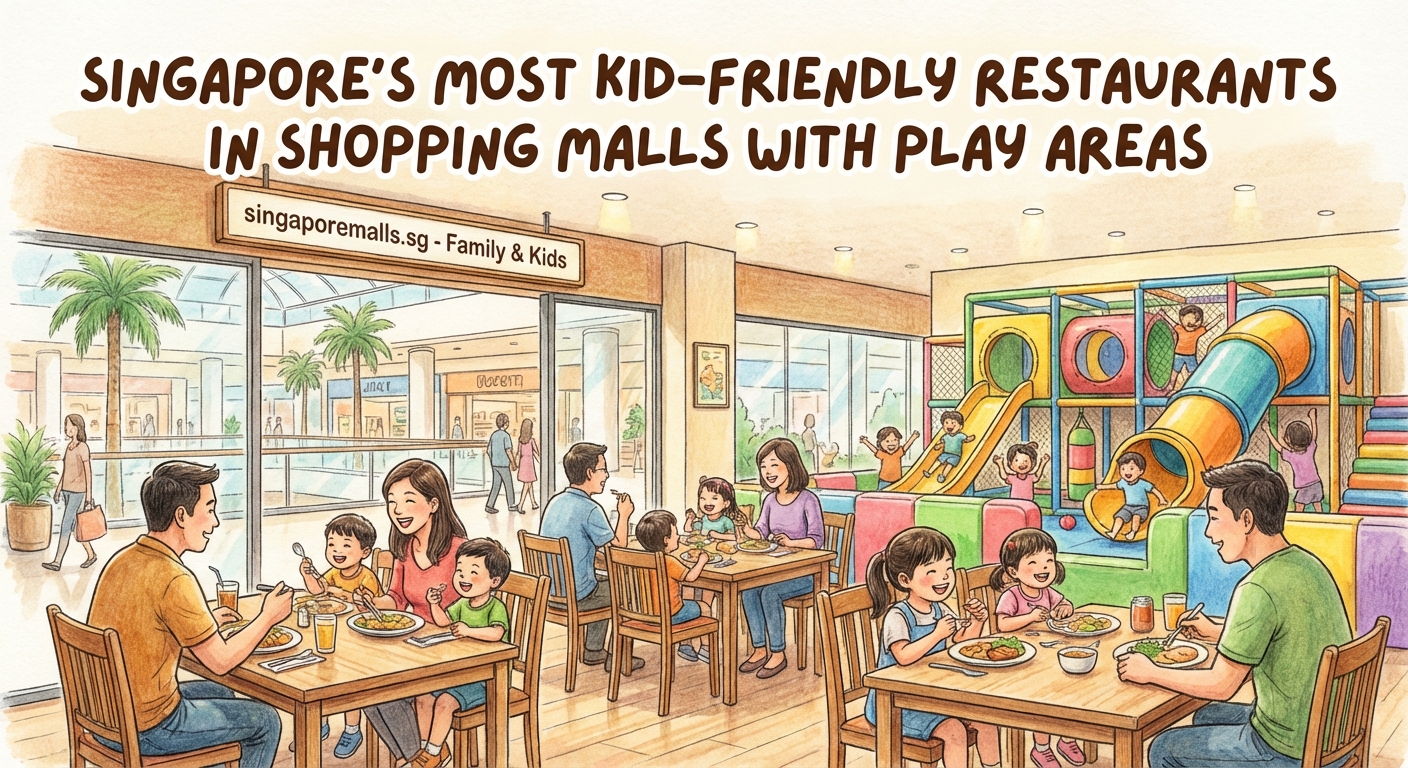 Singapore's Most Kid-Friendly Restaurants in Shopping Malls with Play Areas — 1
