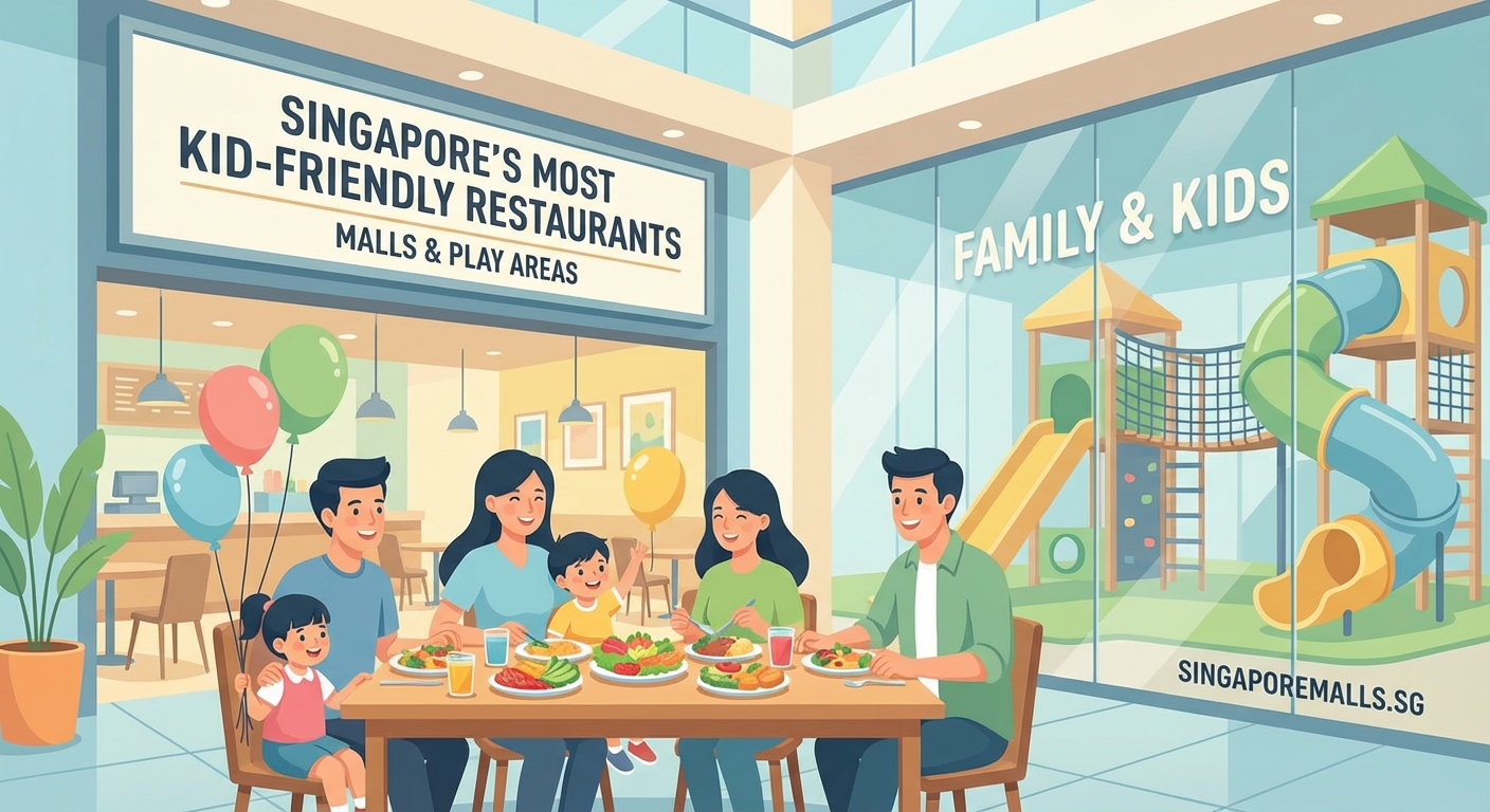 Singapore's Most Kid-Friendly Restaurants in Shopping Malls with Play Areas — 2