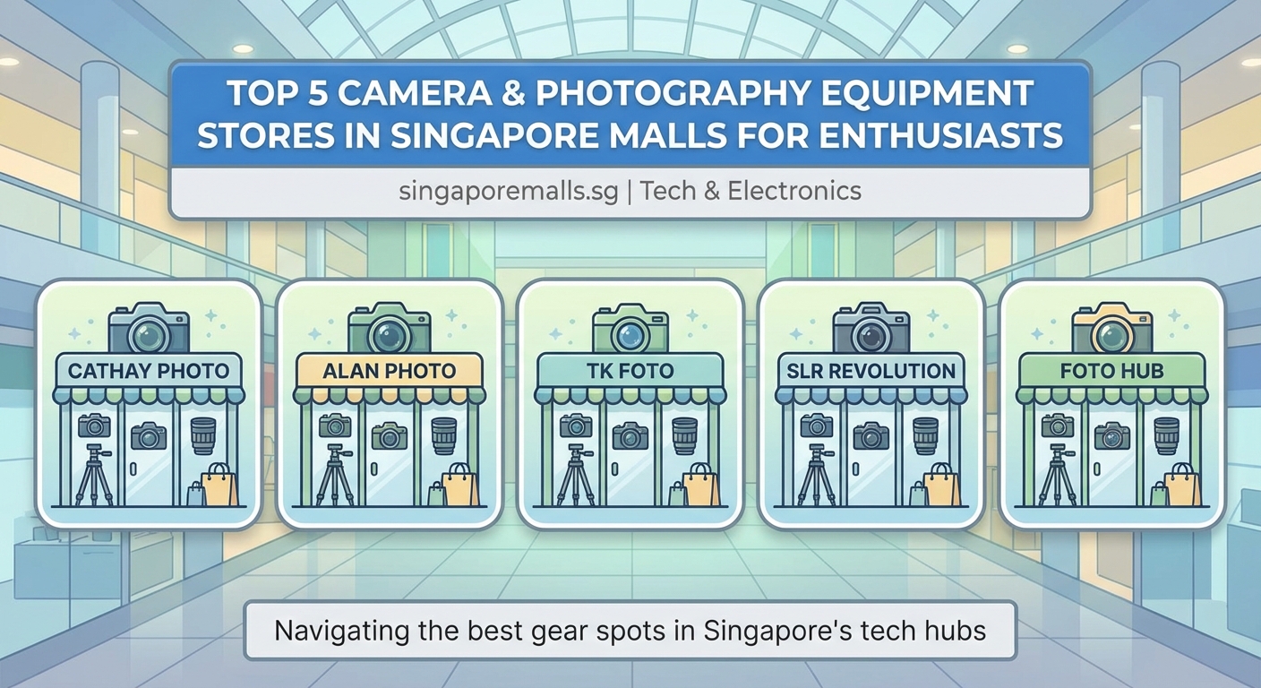 Top 5 Camera and Photography Equipment Stores in Singapore Malls for Enthusiasts — 1