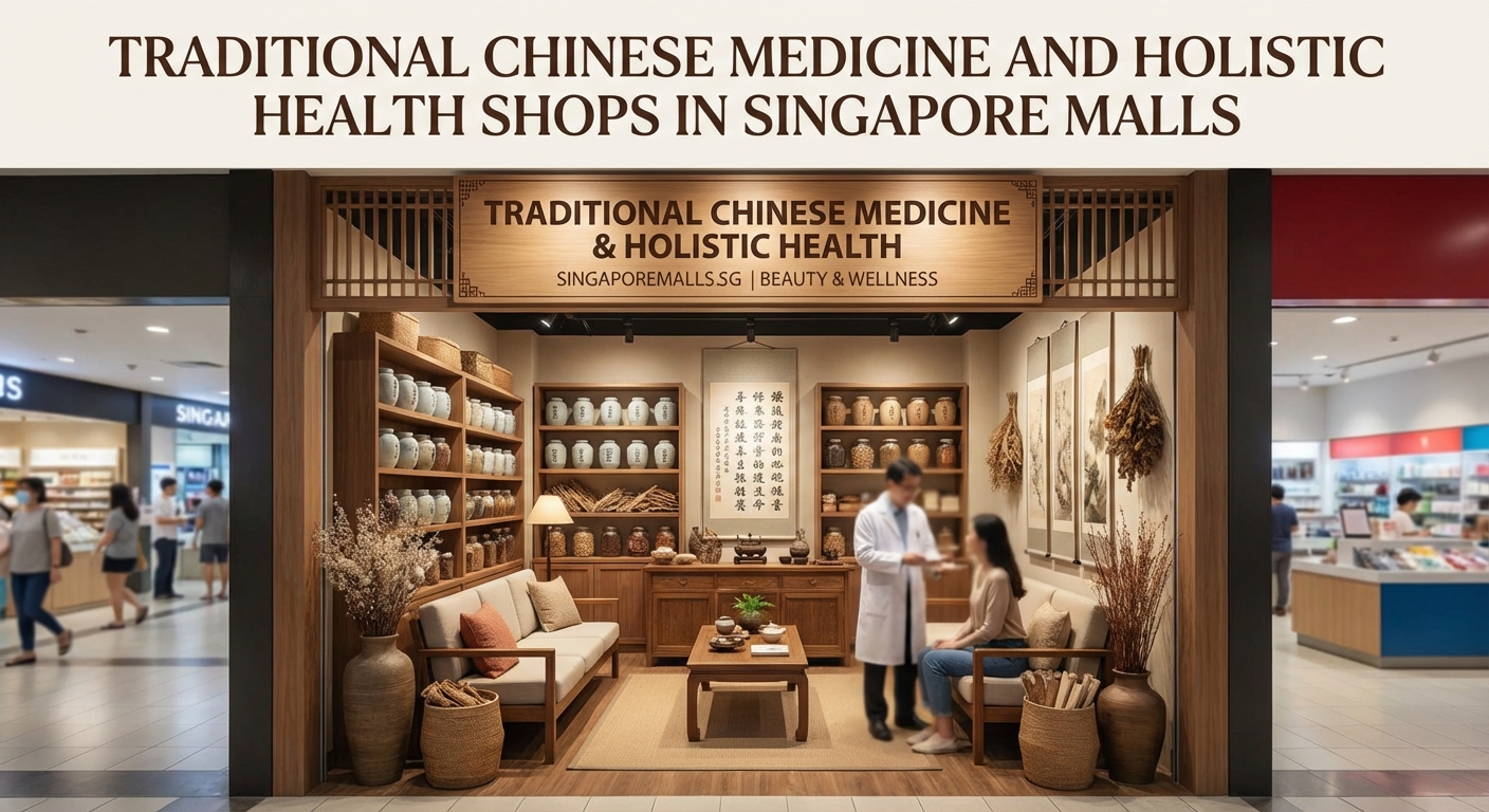 Traditional Chinese Medicine and Holistic Health Shops in Singapore Malls — 1