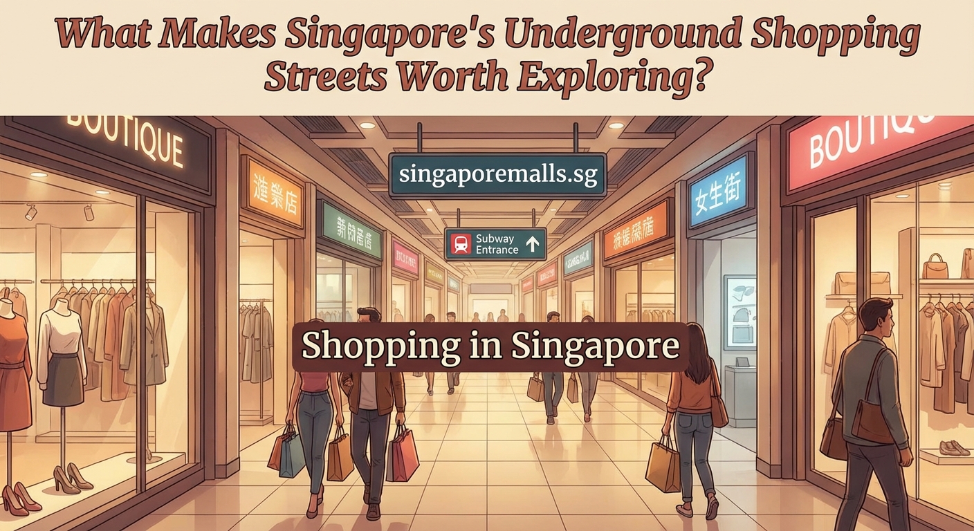What Makes Singapore's Underground Shopping Streets Worth Exploring? — 2