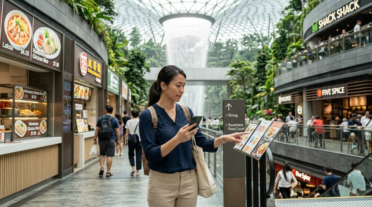 How to Navigate Food Choices at Jewel Changi Airport Without Overspending