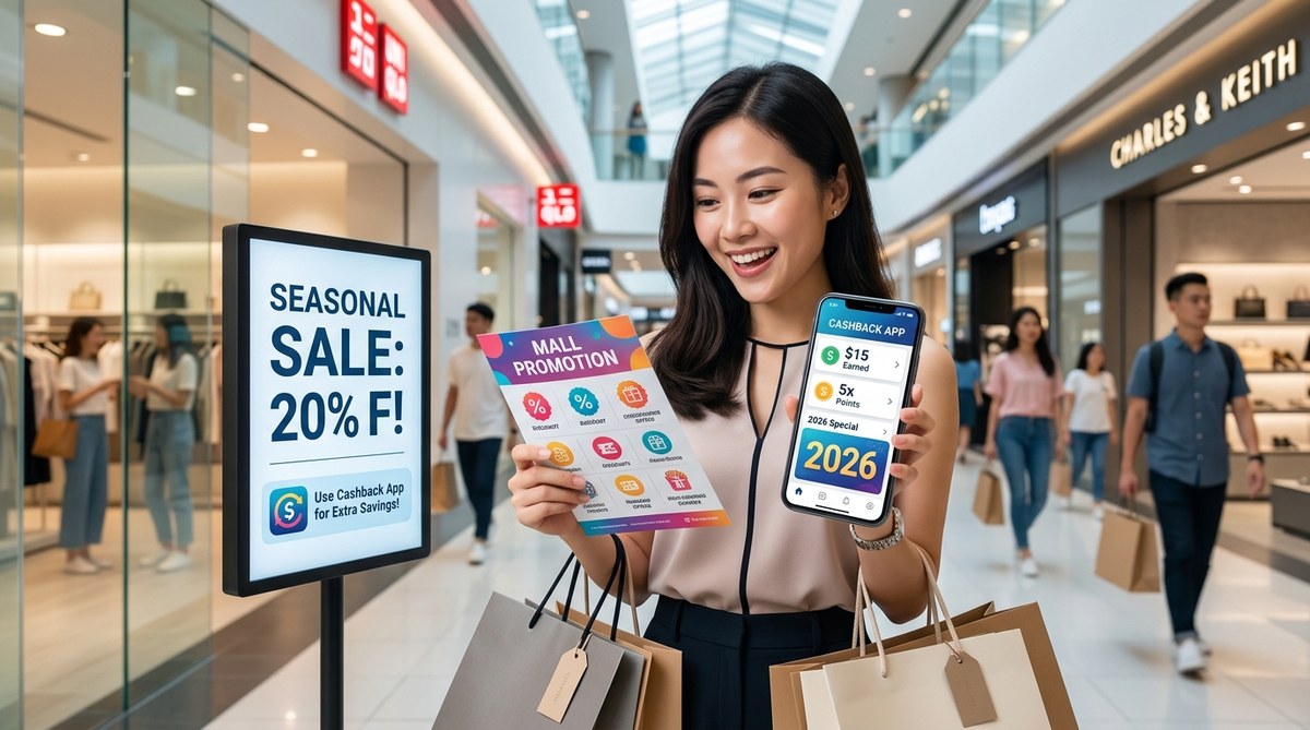 How to Combine Mall Promotions with Cashback Apps for Maximum Savings in 2026