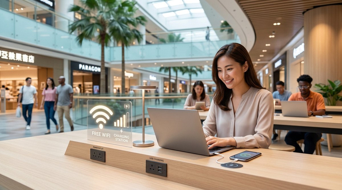 Which Singapore Malls Have the Best Free Wi-Fi and Charging Stations?