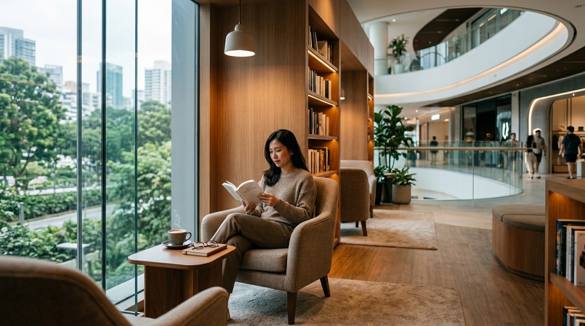 Where to Find Quiet Reading Nooks and Cozy Coffee Corners Inside Singapore Malls